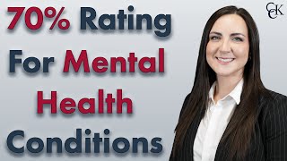Getting a 70% VA Rating for Mental Health Conditions