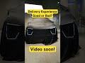 BE6 Batman Edition Delivery Experience! Full Video out soon! #trending #mahindra #deliveryexperience