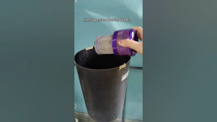 How to clean a Dyson vacuum filter #shorts