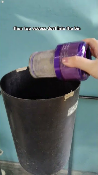 How to clean a Dyson vacuum filter #shorts