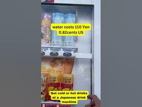 JAPANESE DRINK MACHINES COLD AND HOT DRINKS #shorts #shortvideo #japan #japanvendingmachine #自動販売機