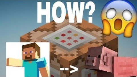 How to Morph into a mob with only one COMMAND BLOCK!