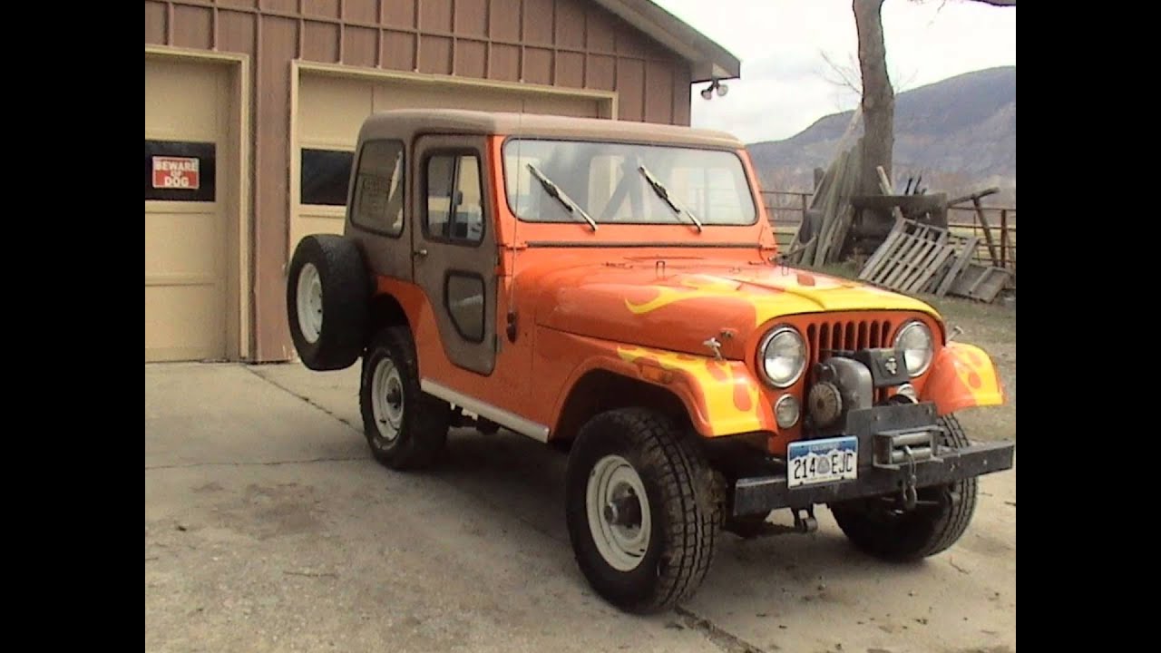 1977 Jeep CJ5 with Custom Paint Slideshow YouTube