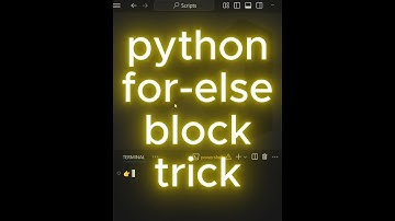 🐍 Hidden Python Loop Trick: else in FOR/WHILE 🔥#shorts #shortsfeed #shortfeed #viral #coding #shorts