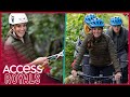 Kate Middleton Goes Rappelling & Mountain Biking