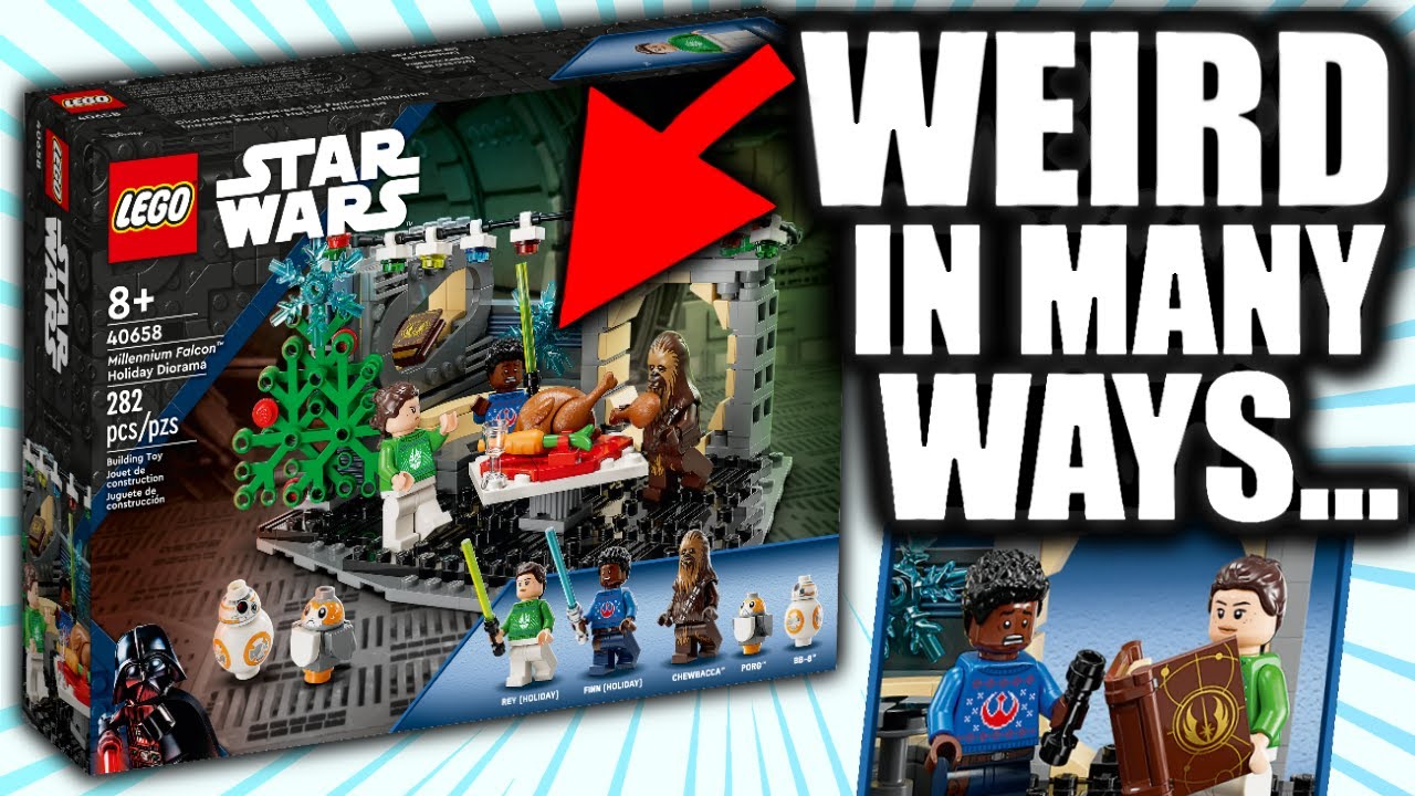 LEGO Star Wars Millennium Falcon Holiday Diorama (40658) Revealed