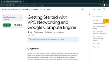 Getting Started with VPC Networking and Google Compute Engine | #qwiklabs | #coursera #CLI