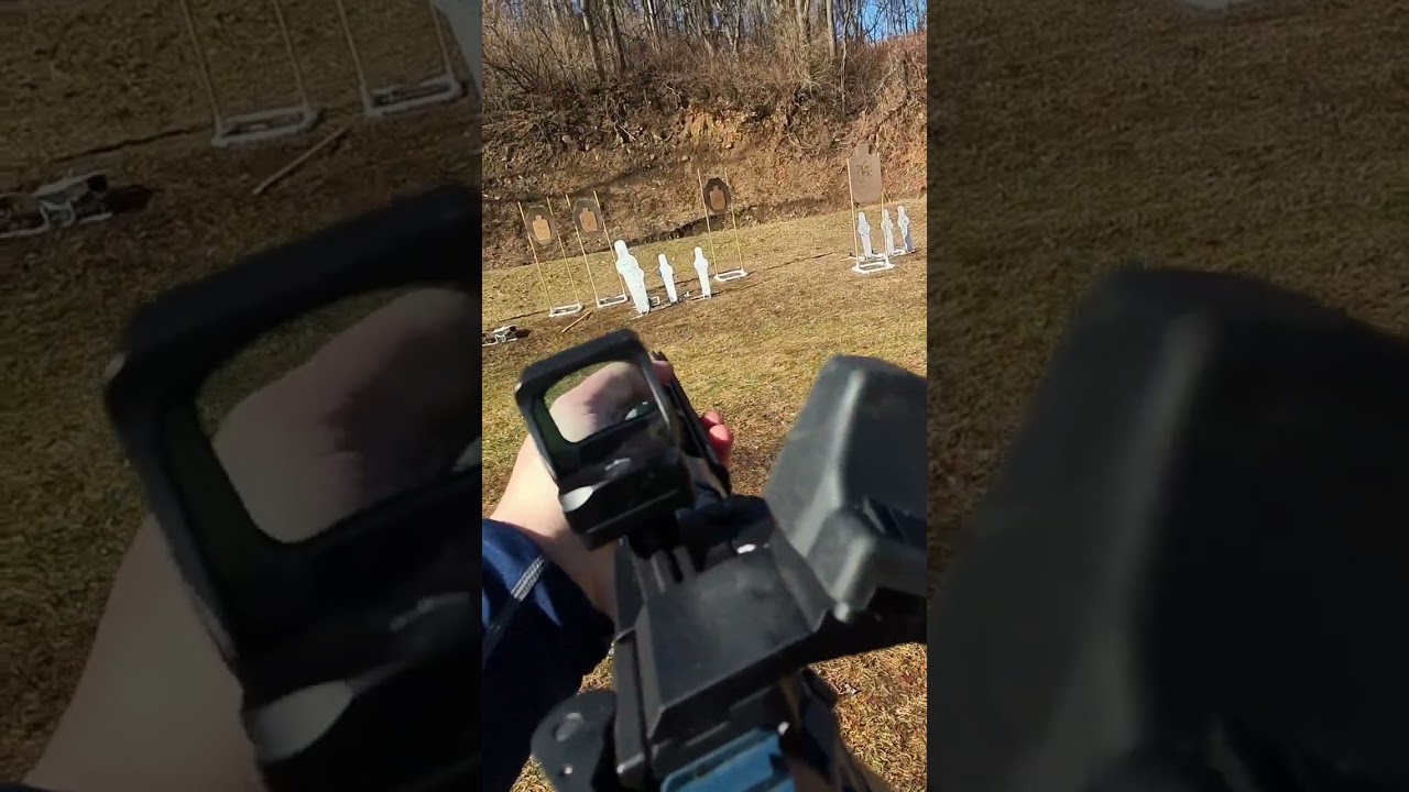 Gotta leave position fast!!! I left too fast. PCC USPSA