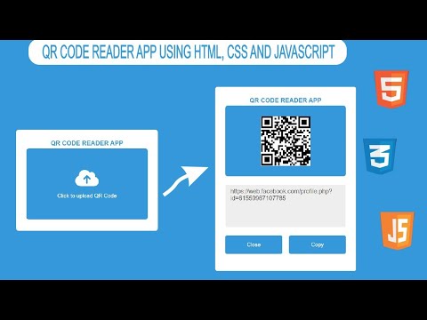 How to create a QR code reader using JavaScript | QR Code reader using ...