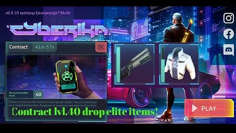 Cyberika: Contract Level 40 - Eliminate Scar(drop elite items)
