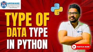 Types of Data Types in Python | Python for Beginners | Appwars Technologies