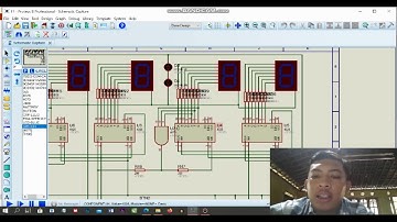 Jam digital menggunakan IC 4026 dan IC 555