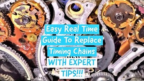 Changing GM 3.0, 3.2 and 3.6 Timing Chains and setting timing