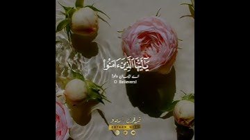 صلوا عليه وسلموا تسليما 🌷 سورة الأحزاب:٥٦|عمر محجوب|Surah Al Ahzaab:56|Omar Mahgoub