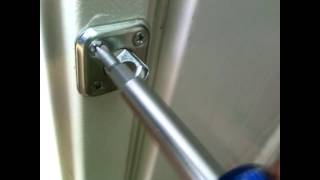 DIY fridge door lock w/ bonus alarm system
