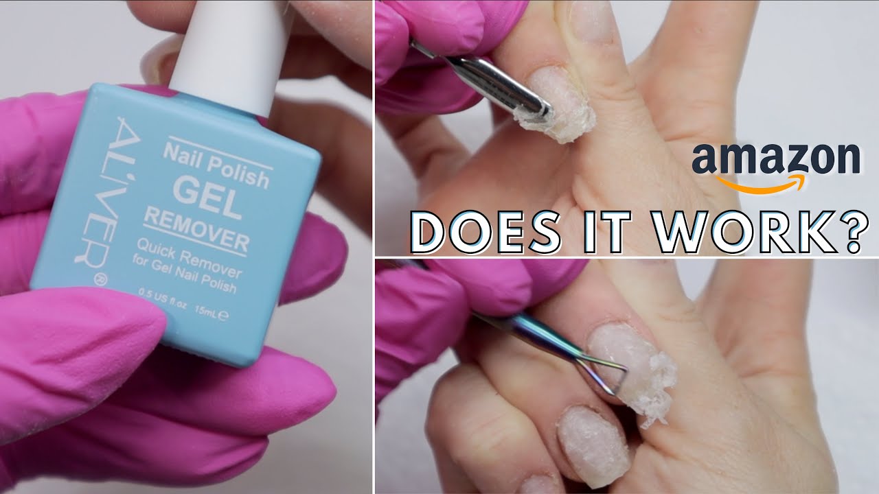 Testing a Gel Nail Polish Remover from AMAZON | Does It Work? - YouTube
