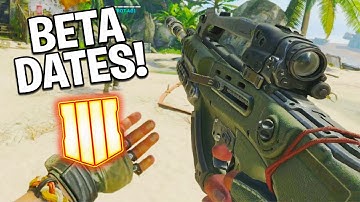 BLACK OPS 4 & BLACKOUT BETA IS HAPPENING!! (BO4 OFFICIAL DATES)
