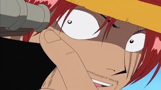 Red Hair Pirates vs Mountain Bandits | One Piece