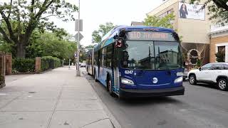 (Post-QBNR Phase 2) MTA Bus #6247 on the Q10 RUSH to JFK Airport at Lefferts Blvd & Jamaica Av