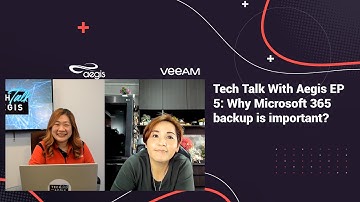 Tech Talk With Aegis EP 5: Why Microsoft 365 backup is important?