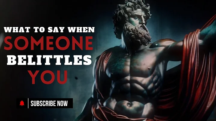 How To Respond When Someone Belittles You | Alpha Academy