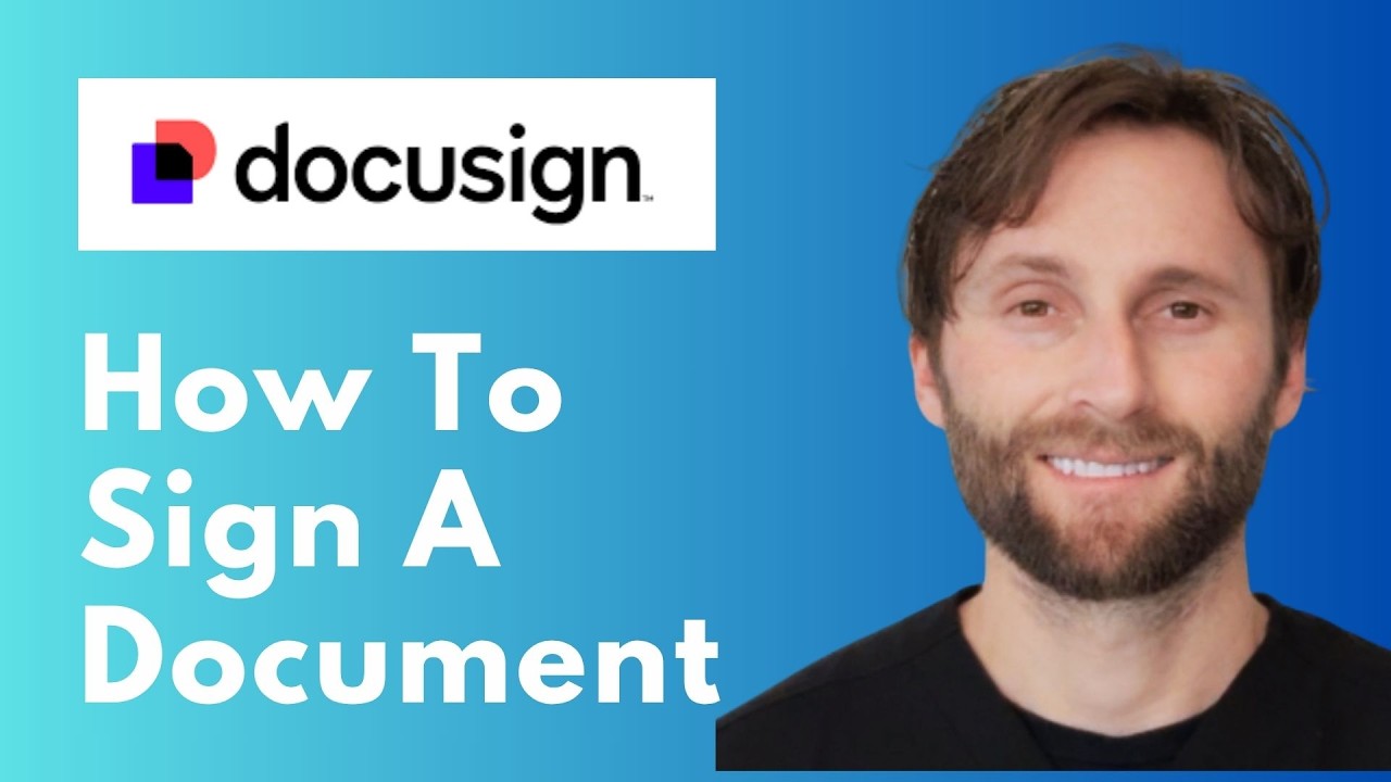 How to Sign a Document with Docusign [Full Guide 2026] - YouTube