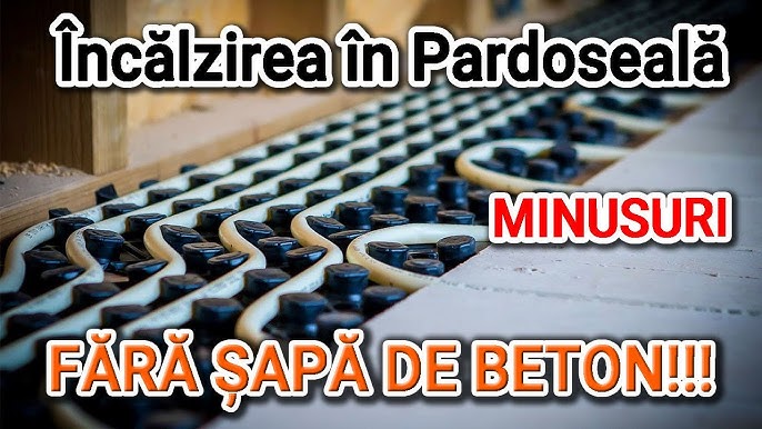 Incalzirea in pardoseala fara sapa de beton deasupra – Plusuri ...