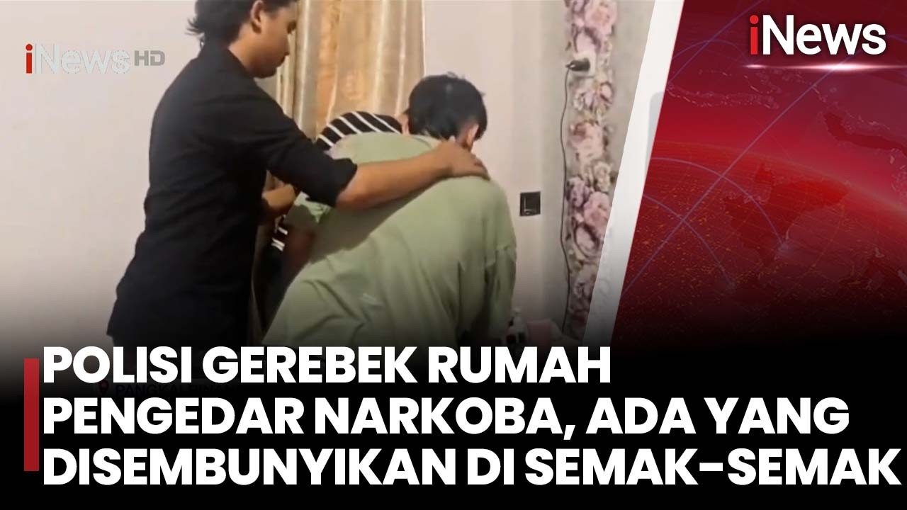 Polisi Gerebek Rumah Pengedar Narkoba, Ada yang Disembunyikan di Semak-Semak | iNews Malam 7/3