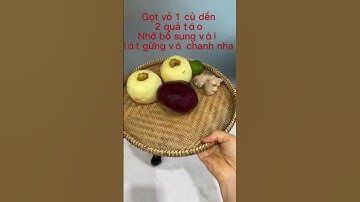 Bổ Sung Máu Từ Nước Ép Củ Dền