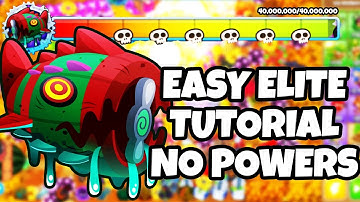 Bloonarius Elite Tutorial In The Loop|No Powers|Newbie Friednly|Week 6 (BTD 6)