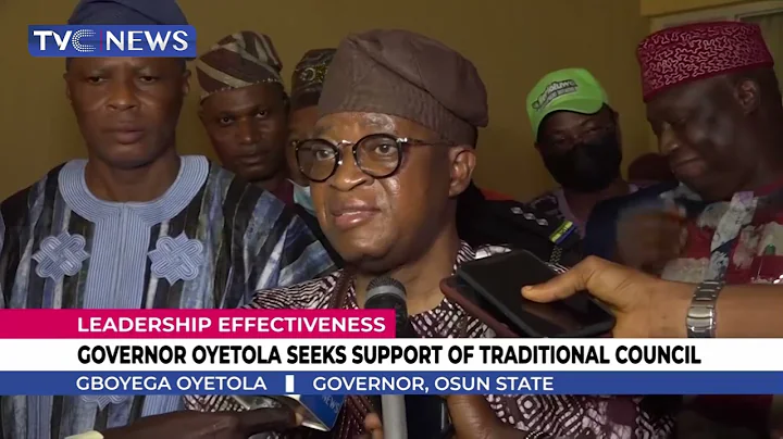 Osun Traditional Rulers Promise Support For Governor Oyetola