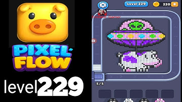 Pixel Flow level 229 Walkthrough Solution