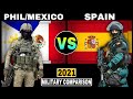 PHILIPPINES, MEXICO vs SPAIN MILITARY POWER COMPARISON 2021