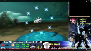 Live Shiny Barboach In Pokemon ORAS After 40 Encounters via Chain Fishing