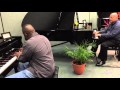 NAMM 2016 Glen Stewart & Donald Parker "Cloudburst" duet at Seiler pianos