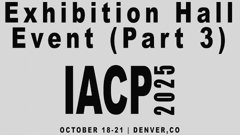 Exhibition Hall Event (Part 3) | Public Safety Architecture Firms | IACP 2025, Denver, Colorado