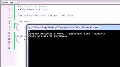 Buckys C++ Programming Tutorials   28   Default Arguments   Parameters | C++ Tutorial