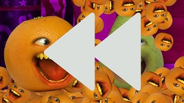 "Dropping Stuff on Pear (Annoying Orange Supercut)" in reverse