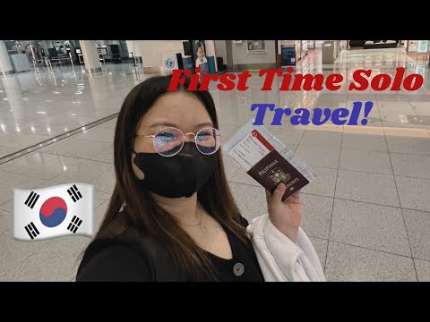 First time Solo Travel to South Korea! Manila to Incheon to Myeongdong! | Steph Devora