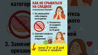 Как не срываться на сладкое   психология и практика