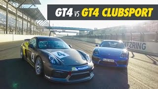 Porsche Cayman GT4 vs GT4 Clubsport - Track Test Drive