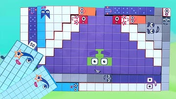 Looking for Numberblocks NEW 100 180 Puzzle Tetris Shape | ASMR chirping of birds