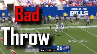 Josh Allen throws an UGLY game-losing INT | Buffalo Bills Vs New England Patriots screenshot 5