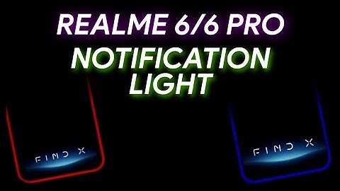 Enable Notification edge light on Realme 6 And 6 pro | Oppo Find X Notification light For Any Device