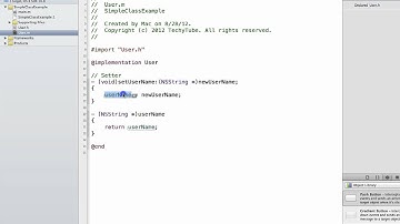 Creating a simple class in Objective-C