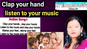 class 4 english lesson 3 odia medium | clap your hand clap your hand - class 4 osepa English