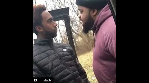 DETROIT GOONS CONFRONT THE GUYS THAT BROUGHT RICO RECKLEZZ TO DETROIT ( HOOD SHIT ) RAP BEEF
