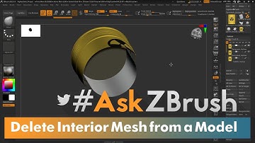 #AskZBrush - Delete Interior Mesh From Your Models