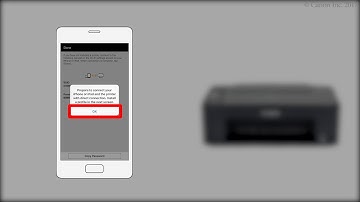 Connecting to a smartphone with Direct Connection (iOS) (TS3100 series / E3100 series)
