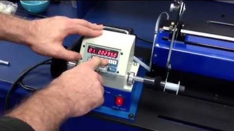 Adams Maxwell Coil Winder - Simple Coil Winding Demonstration